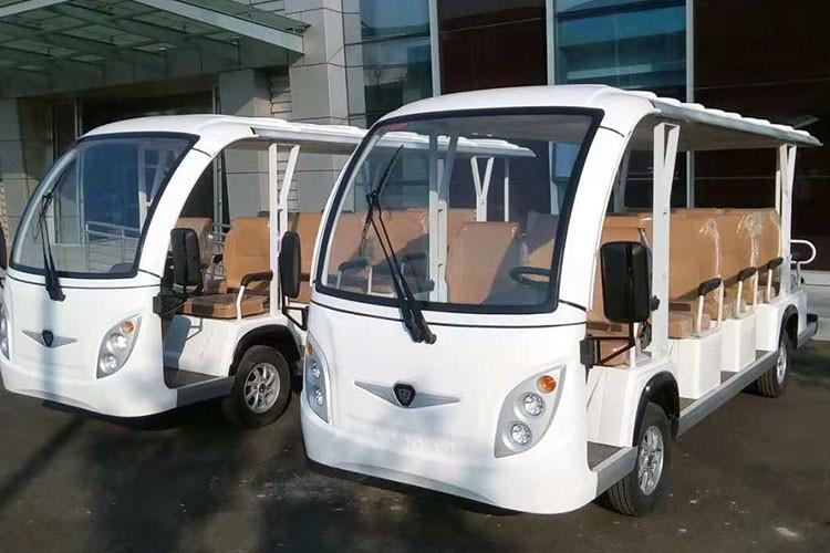 漢能集團(tuán)十四座電動(dòng)觀光車到貨